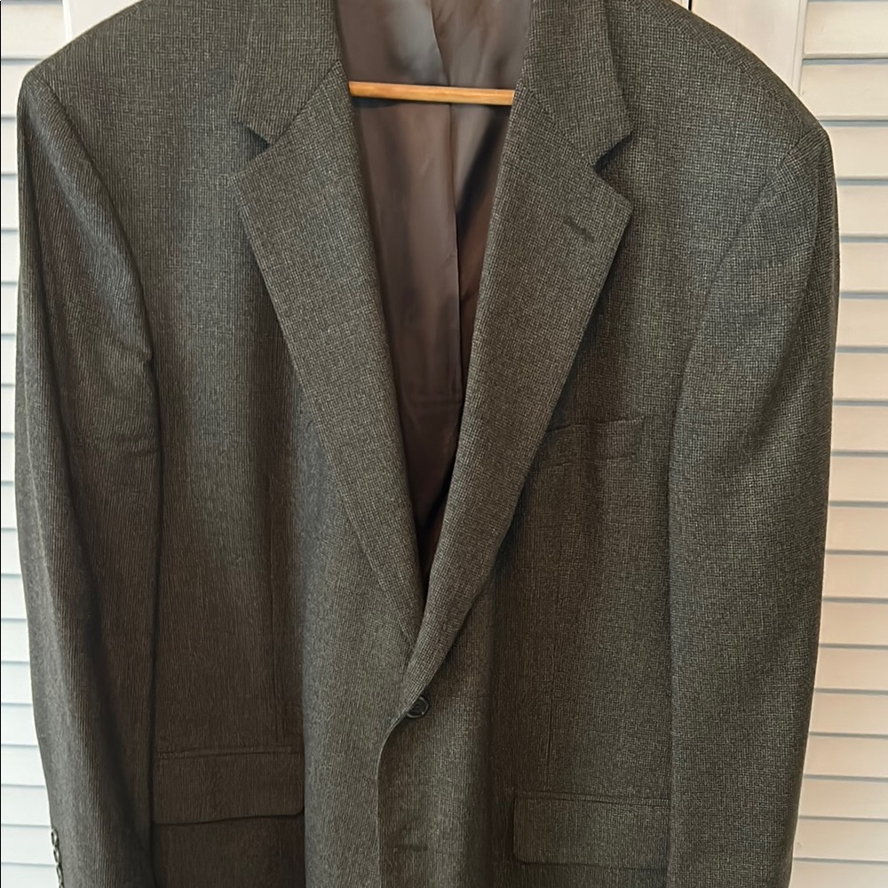 Brooks Brothers Gray Green Sport Coat Wool Blend
